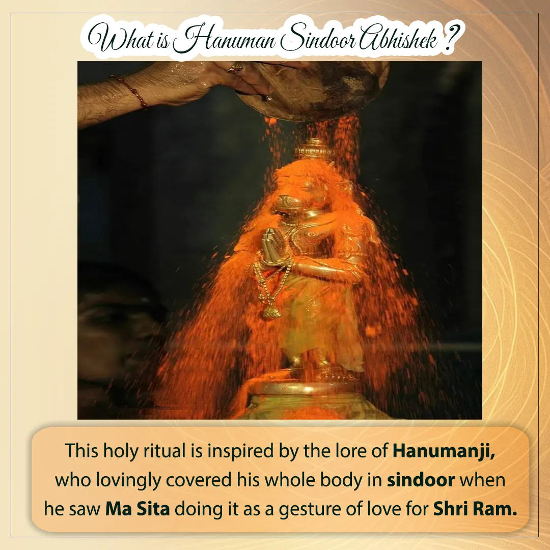 Hanuman ji Sindoor abhishek image 1